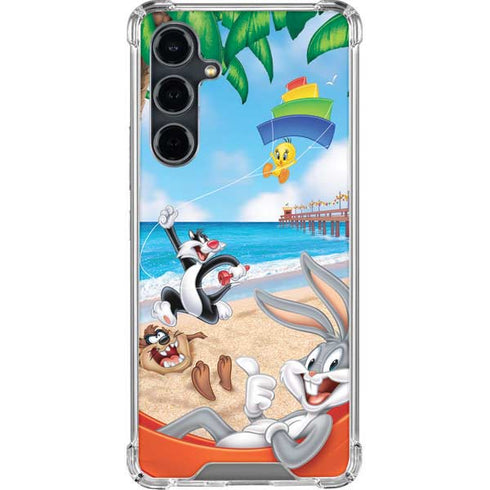 Looney Tunes Beach Galaxy S23 FE Clear Case